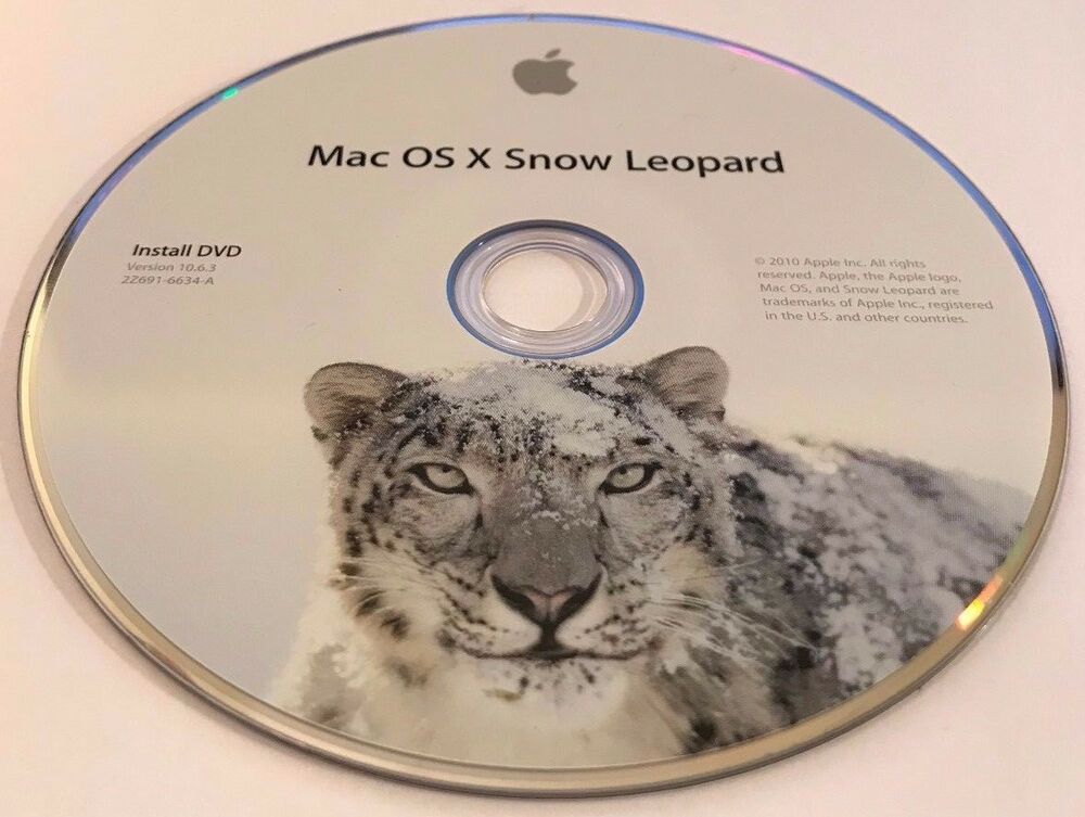 mac os x snow leopard 10.6 iso